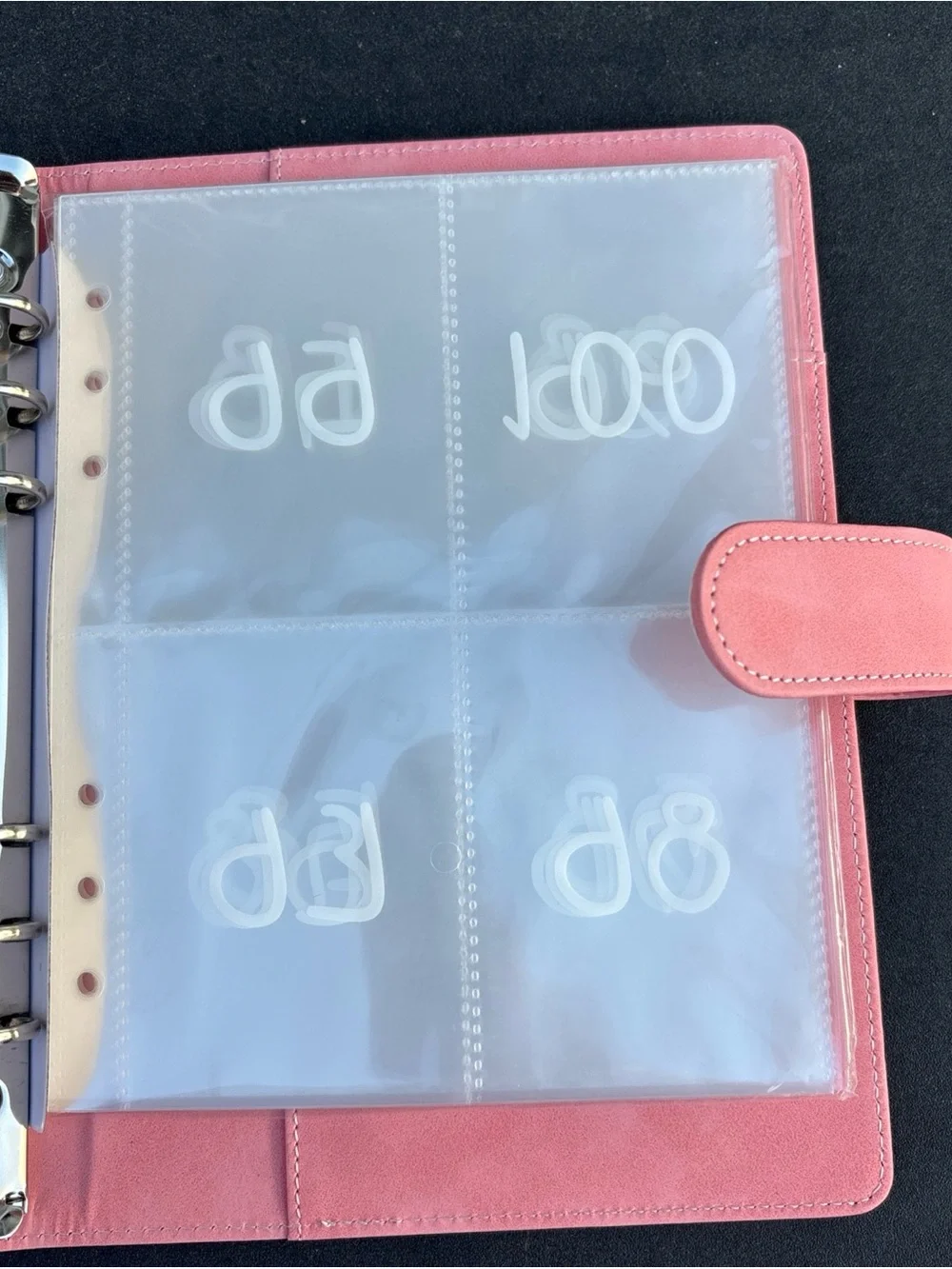 100 Envelope Savings Challenge Pink Savings Binder